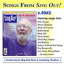 CD art for Sing Out! V.49#2: Pete Seeger, Maria Muldaur, Mark O'Connor, Khac Chi, Spiers & Boden, Mory Kante