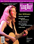 Sing Out! V.50#2: Dar Williams, Gordon Lightfoot, Debashish Bhattacharya, Mauno Jarvela, WV Music Hall of Fame, John Tams, David Holt, Lunasa, Dion