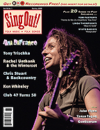 Sing Out! V.52#1: Ani DiFranco, Tony Trischka, Chris Stuart & Backcountry, Ken Whiteley, Rachel Unthank & The Winterset, Club 47, Genticorum, Tanya Tagaq, and John Flynn